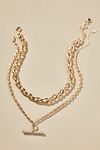 Thumbnail View 1: Pavé Bar Layered Necklaces, Set of 2