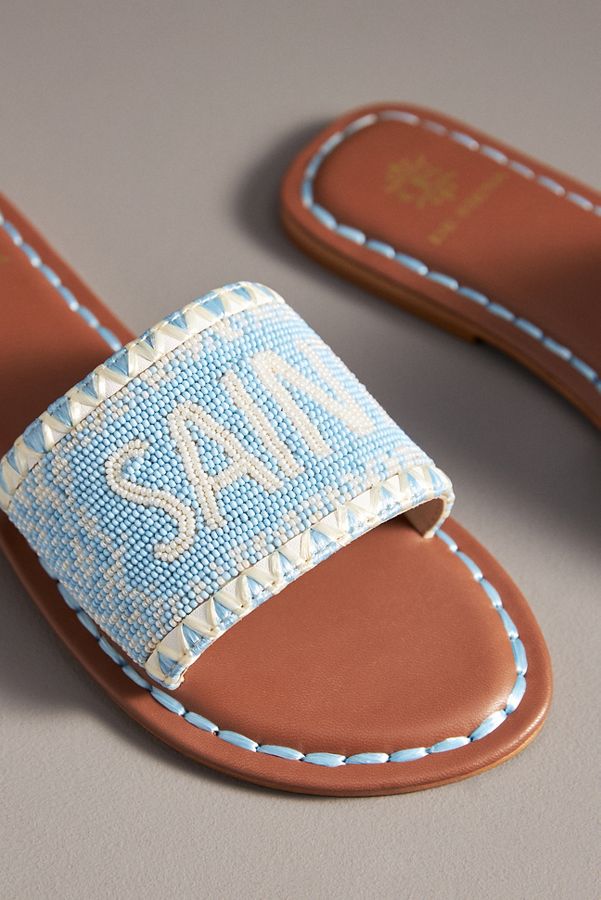 Slide View: 3: De Siena Destination Beaded Slide Sandals