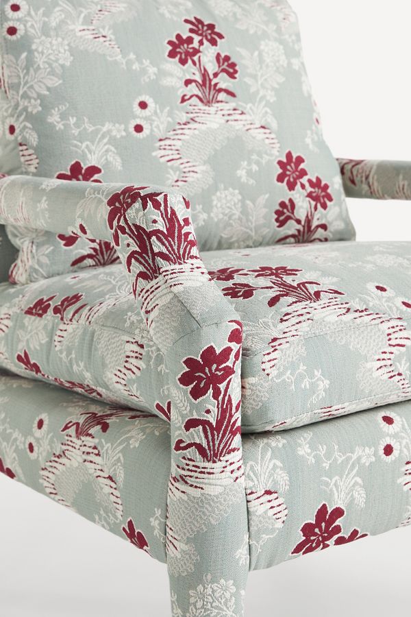 Slide View: 6: Delaney Dasha Jacquard Accent Chair