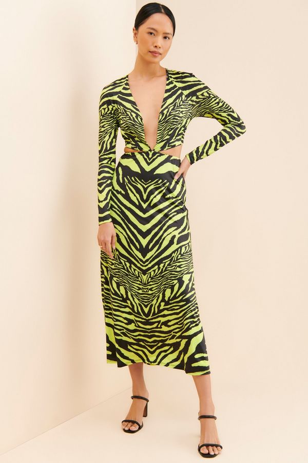 Slide View: 6: AFRM Assi Midi Dress