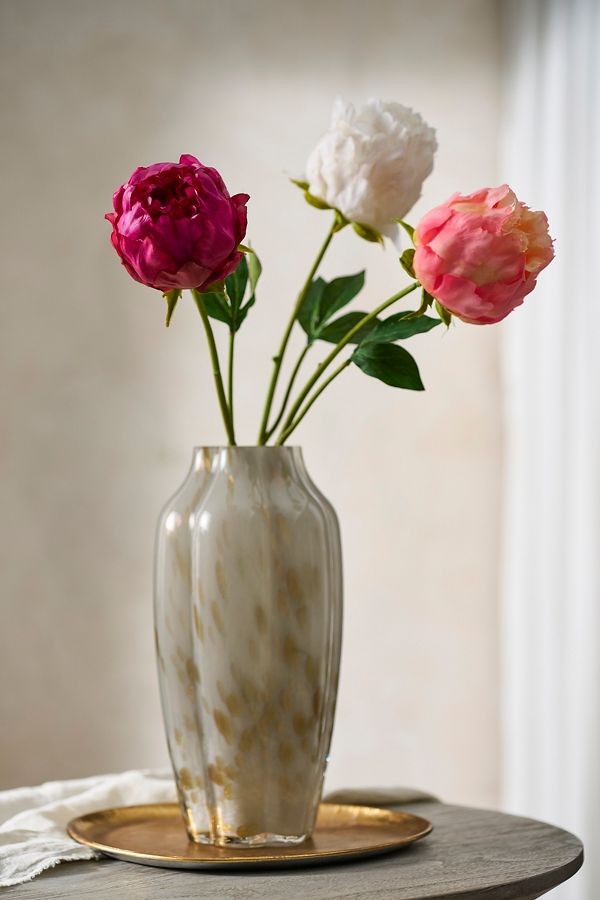 Slide View: 3: Faux Peony Stem