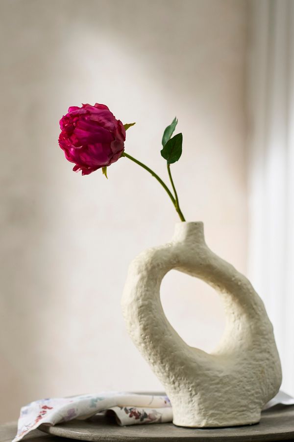 Slide View: 1: Faux Peony Stem