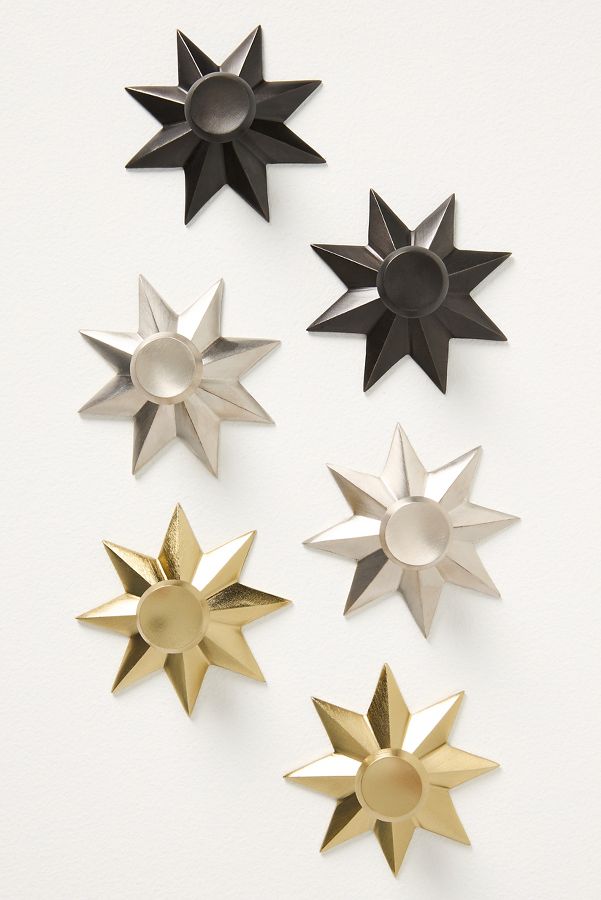 Slide View: 1: Arthur Star Knobs, Set of 2