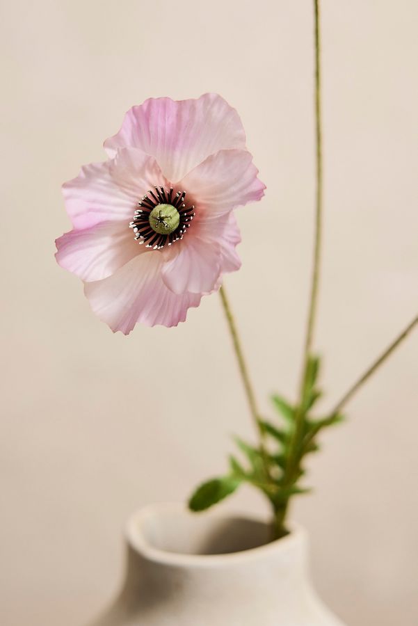 Slide View: 2: Faux Poppy Bloom Spray