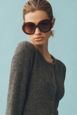 Oversized Tonal Ombré Sunglasses