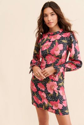 Kachel Floral Linen Dress