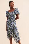 Thumbnail View 1: ASTR the Label Asymmetrical Floral Midi Dress