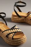 Thumbnail View 3: Dolce Vita Wriley Raffia Platform Sandals