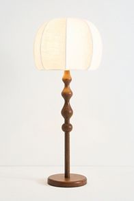 Slide View: 2: LALA Reimagined Wood Table Lamp