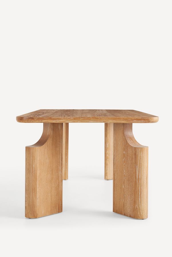 Slide View: 3: Ava Rectangular Oak Dining Table