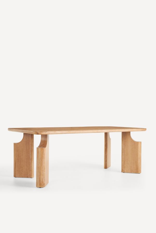 Slide View: 5: Ava Rectangular Oak Dining Table