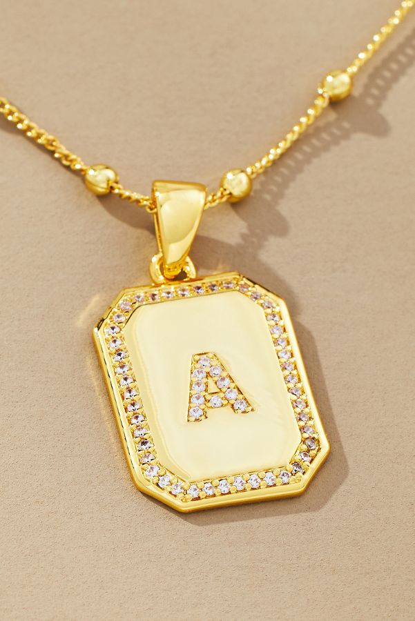 Slide View: 1: Uncommon James Sur 2.0 Monogram Pendant Necklace