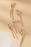 Thumbnail View 1: Twigs & Honey Dainty Rhinestone Blossom Hair Pins, Set of 5