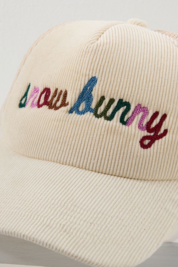 Slide View: 4: Worn/West Snow Bunny Trucker Hat