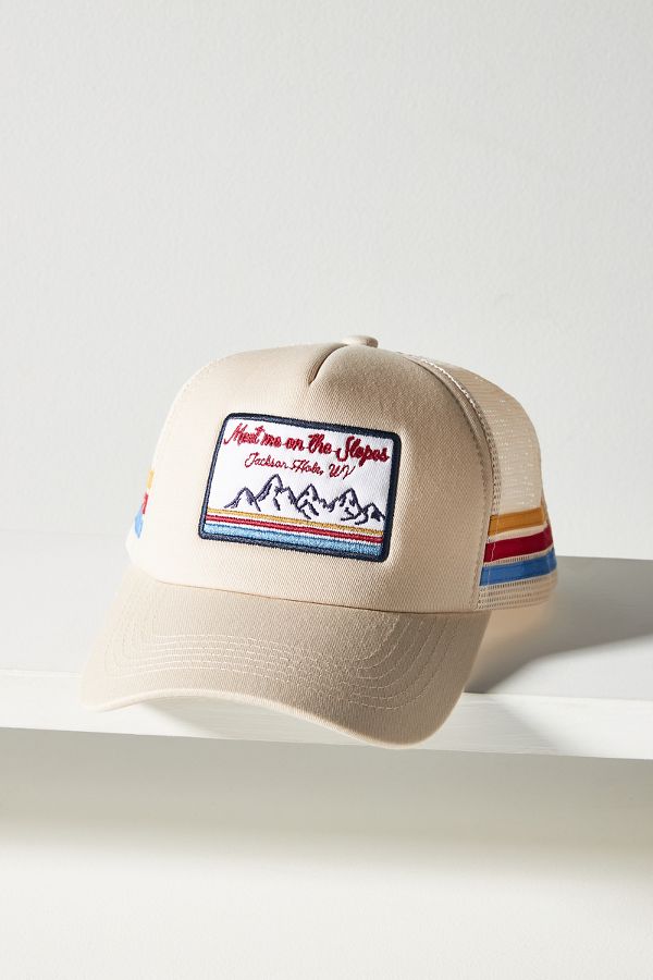 Slide View: 1: Worn/West Meet Me on the Slopes Trucker Hat