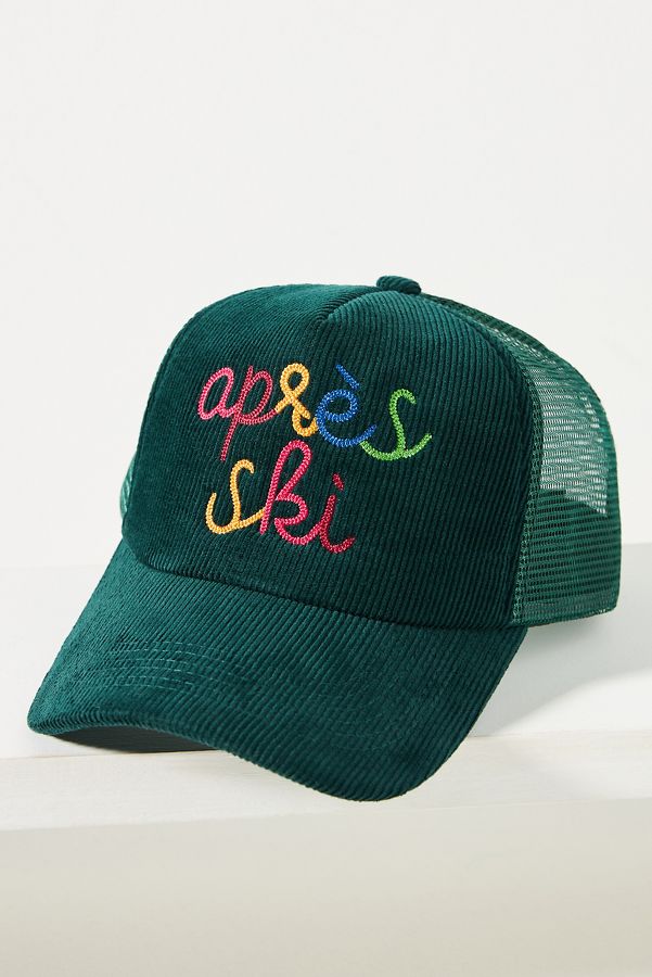 Slide View: 1: Worn/West Après Ski Corduroy Trucker Hat