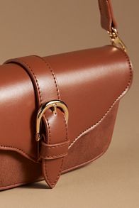 Slide View: 4: The Delilah Bag: Suede Buckle Edition