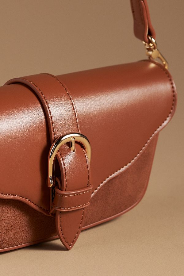 Slide View: 4: The Delilah Bag: Suede Buckle Edition