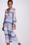 Thumbnail View 1: Cloth & Stone Tie-Dye Striped Midi Dress