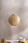 Thumbnail View 2: Lace Battery Lantern, Gold Round