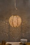 Thumbnail View 1: Lace Battery Lantern, Gold Round