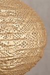 Thumbnail View 5: Lace Battery Lantern, Gold Oval