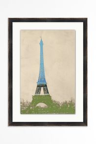 Slide View: 1: Paris in Color Wall Art