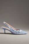 Thumbnail View 4: Bibi Lou Embroidered Mesh Slingback Kitten Heels