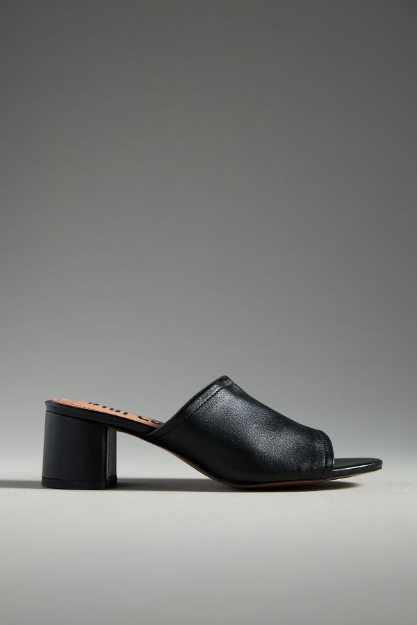 Slide View: 1: Bibi Lou Block-Heel Mules