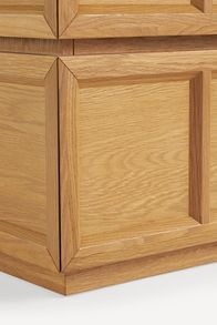 Slide View: 6: Halstead Six-Drawer Oak Dresser