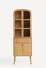 Slide View: 1: Moretti Oak Bar Cabinet