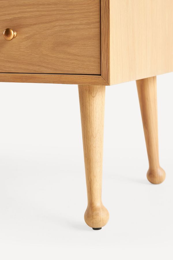 Slide View: 6: Moretti Oak Curio Cabinet