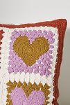 Thumbnail View 3: Cotton Crochet Heart Pillow