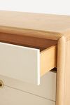 Thumbnail View 4: Monza Faux-Leather Three-Drawer Nightstand