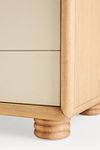 Thumbnail View 5: Monza Faux-Leather Three-Drawer Nightstand