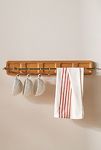 Thumbnail View 1: Elle Oak Wood Kitchen Utensil Rail