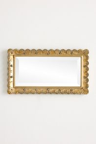 Slide View: 1: Florencia Petite Scalloped Mirror