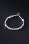 Thumbnail View 2: Diamond Hoop Earrings