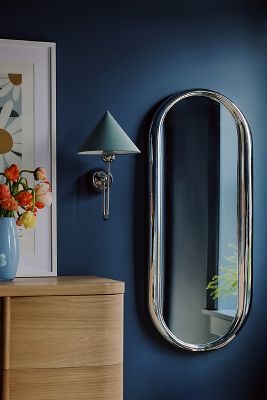 Chantel Curved Metallic Wall Mirror