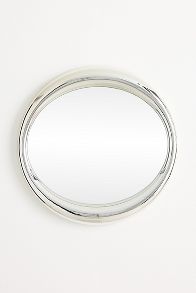 Slide View: 2: Chantel Curved Metallic Wall Mirror