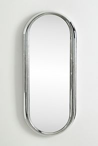 Slide View: 1: Chantel Curved Metallic Wall Mirror