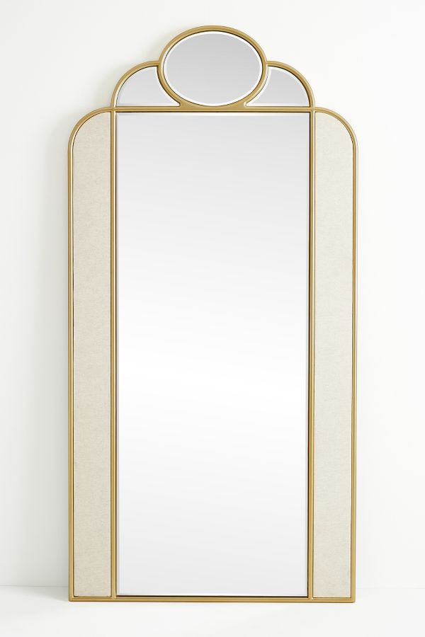 Slide View: 1: Gwenyth Beveled Floor Mirror