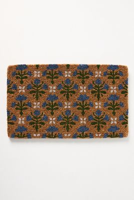 Laura Block Printed Coir Doormat