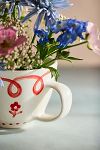 Thumbnail View 2: Flower Garden Artisan Stoneware Mug