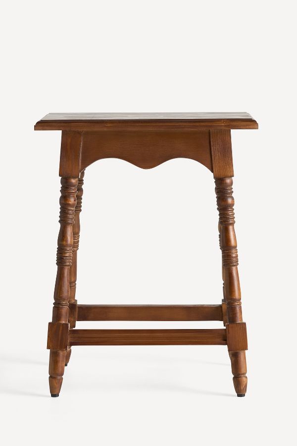 Slide View: 1: Clara Pine Side Table