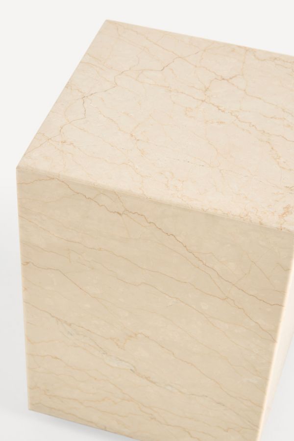 Slide View: 4: Grayson Marble Side Table