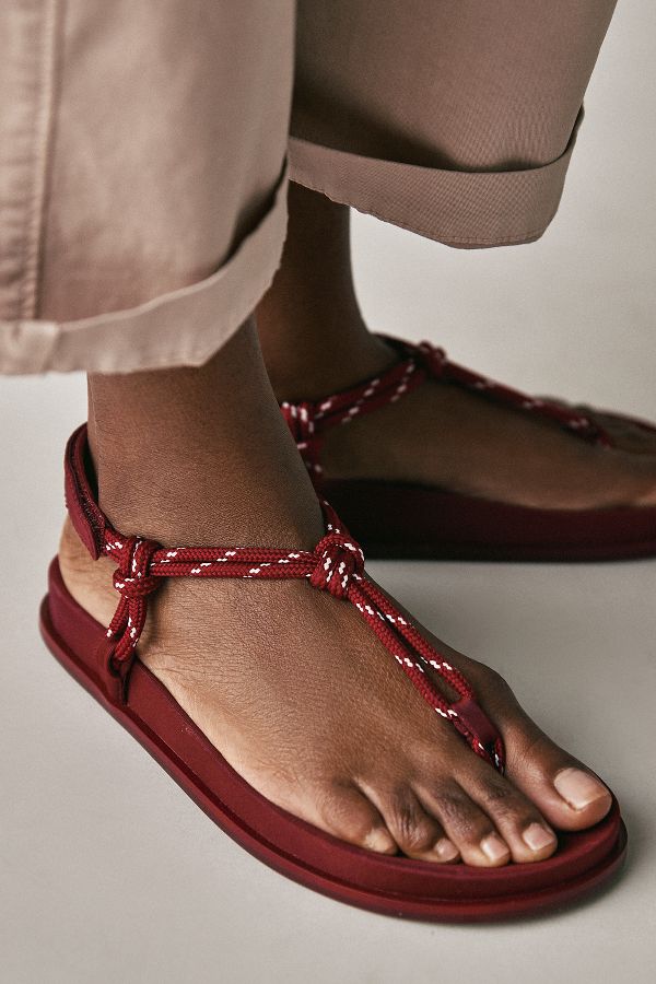 Slide View: 4: Jeffrey Campbell All-Aboard Rope Sandals