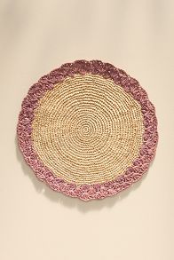 Slide View: 2: Handwoven Round Placemat