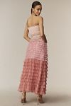 Thumbnail View 5: BHLDN Juliet Strapless Tulle Ruffle Midi Dress