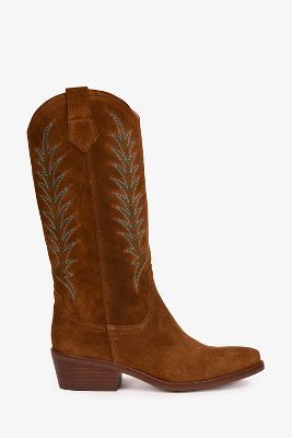 Penelope Chilvers Goldie Embroidered Cowboy Boots